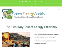Tablet Screenshot of greenenergyaudits.com